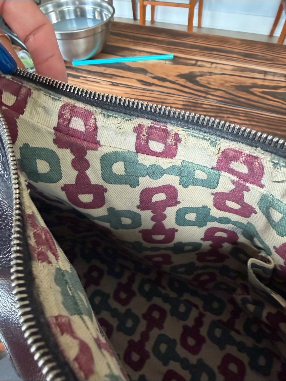 Gucci Guccissima Leather w/ Crystal Rhinestone Bag Custom One-of-a-Kind Piece - Picture 16 of 17